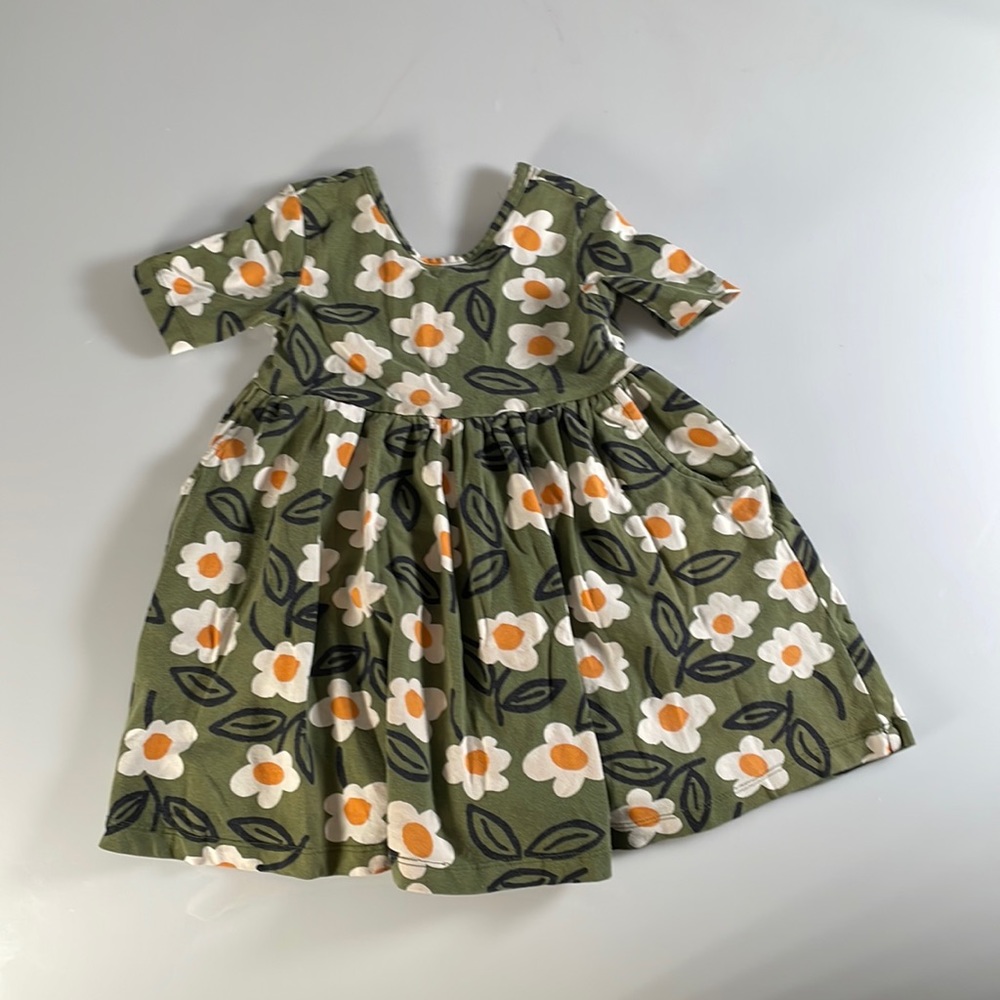 Hanna Andersson floral dress WITH POCKETS!